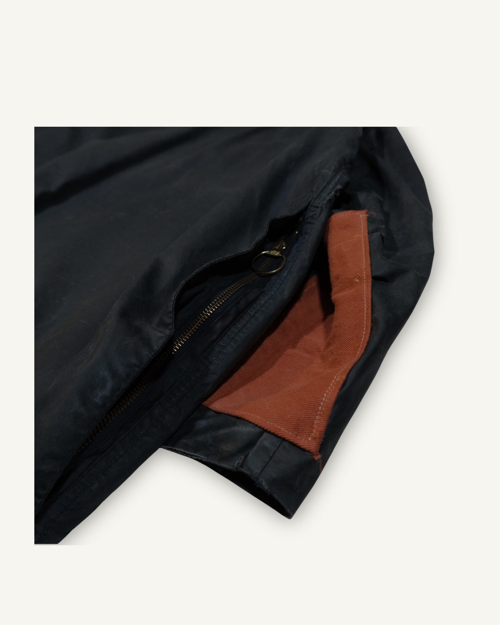 Barbour Beaufort Navy Upcycled – Rifoderato in Velluto | PHENOMENA