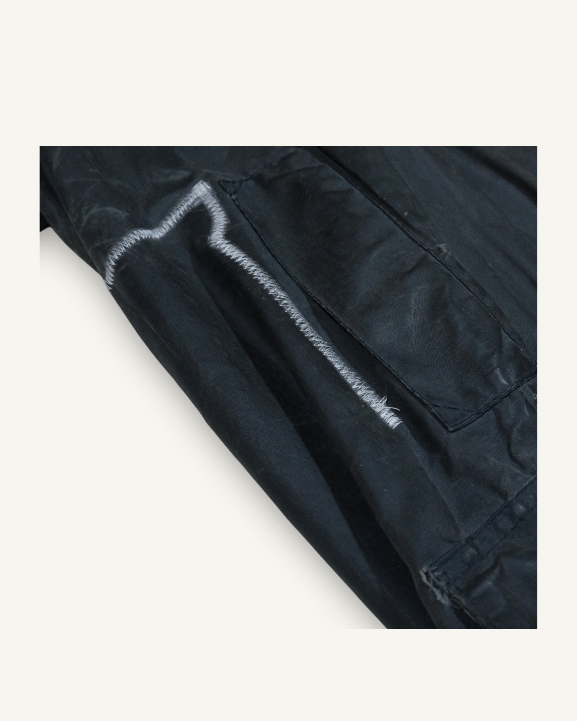 Barbour Beaufort Navy Upcycled – Rifoderato in Velluto | PHENOMENA