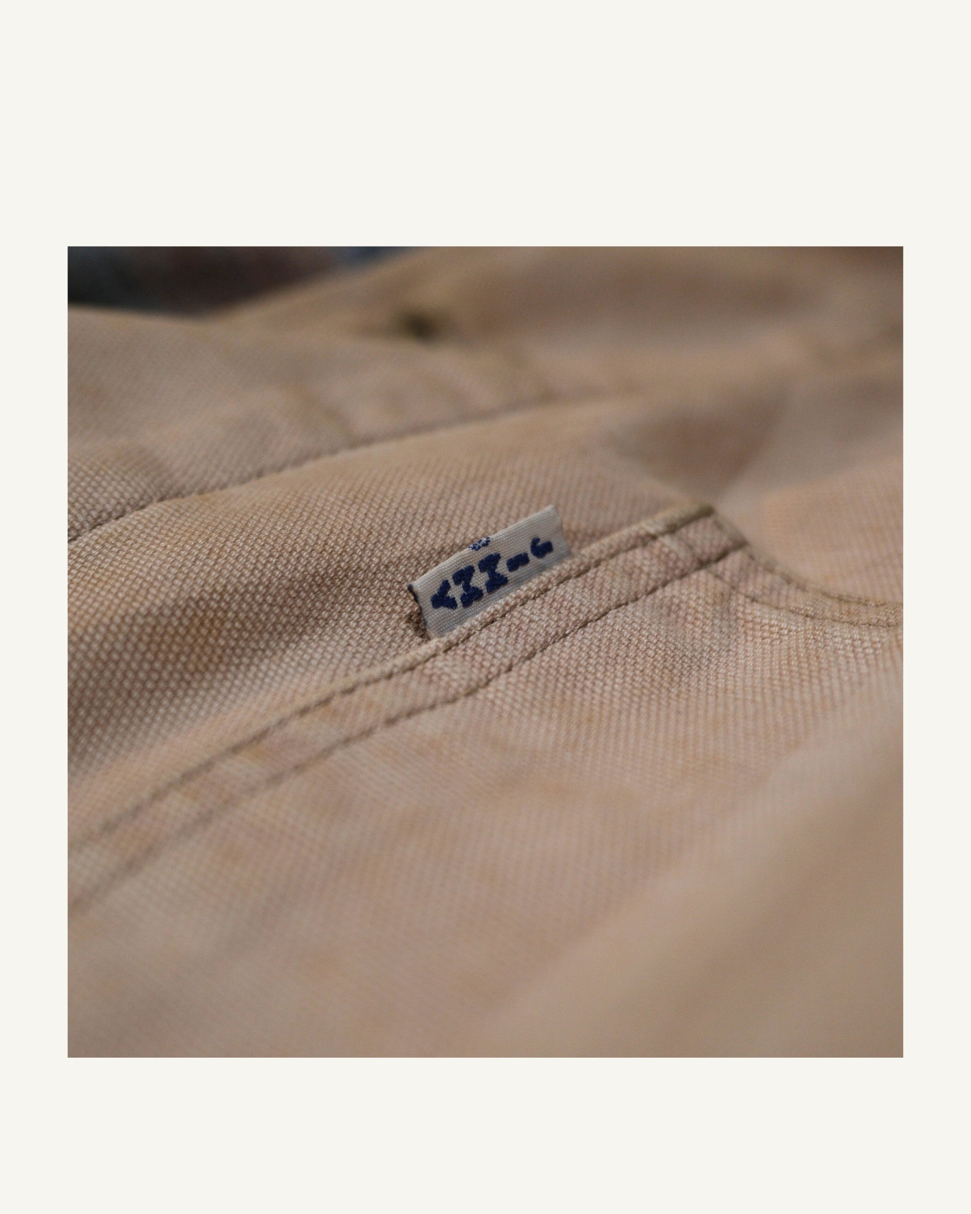 Jimmy Allen Blanket Lined Work Jacket Beige – Canvas Heritage Anni 90