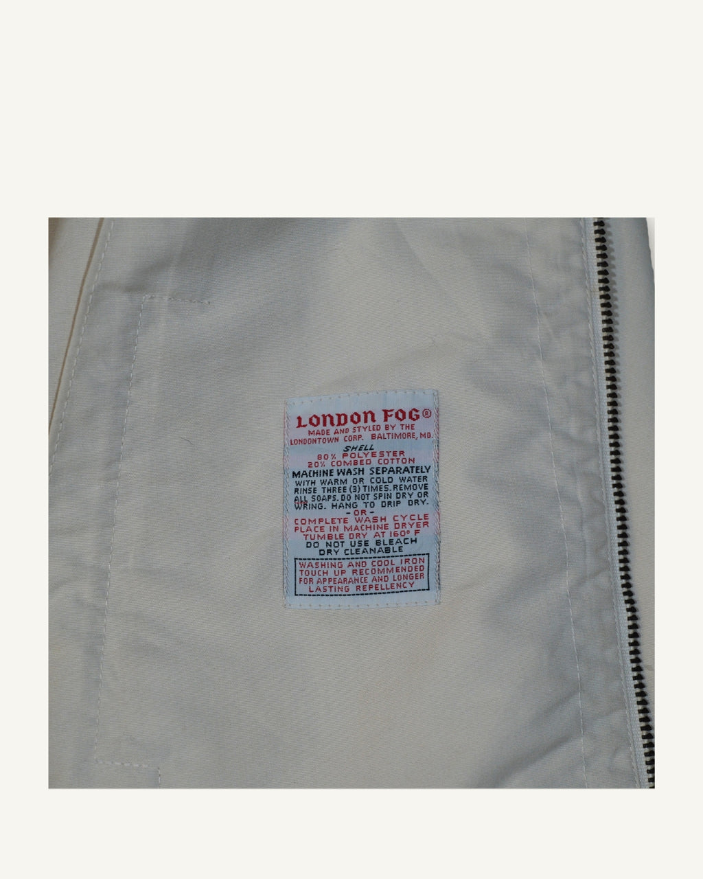 London Fog Zip Jacket