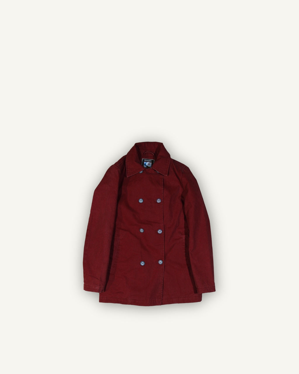 Mousqueton Caban Rosso Bordeaux in Cotone – Peacoat Nautico Trapuntato