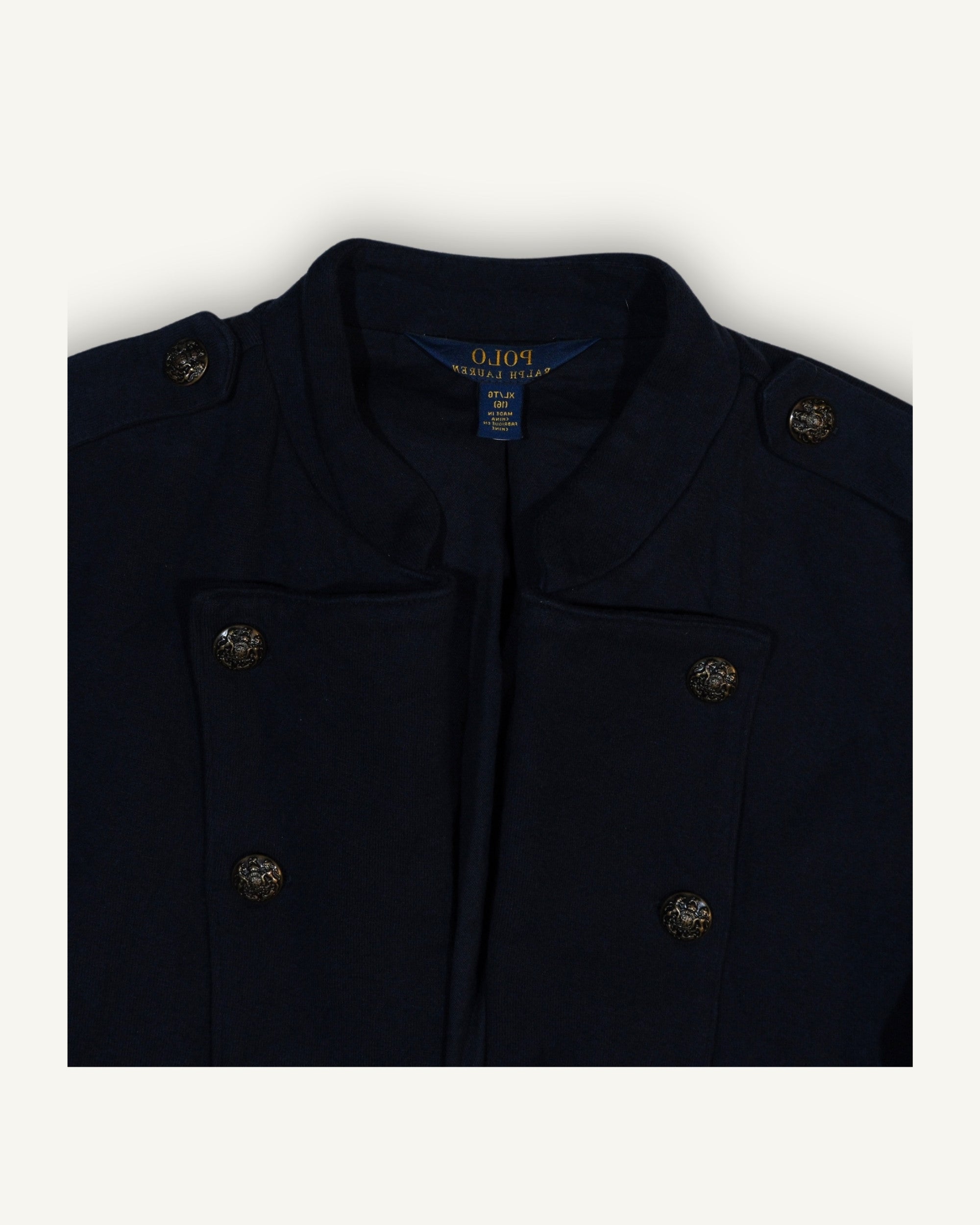 Ralph Lauren Giacca Donna Military Navy – Bottoni Decorativi