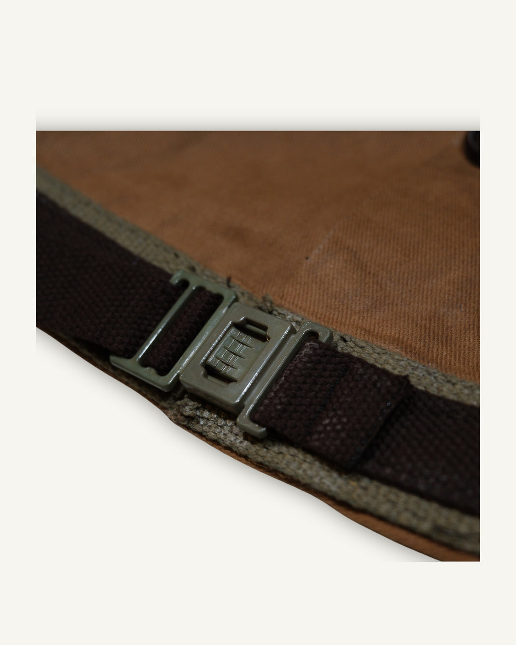 PHENOMENA Upcycled Work Jacket – Brown Waxed Cotton Utility Jacket