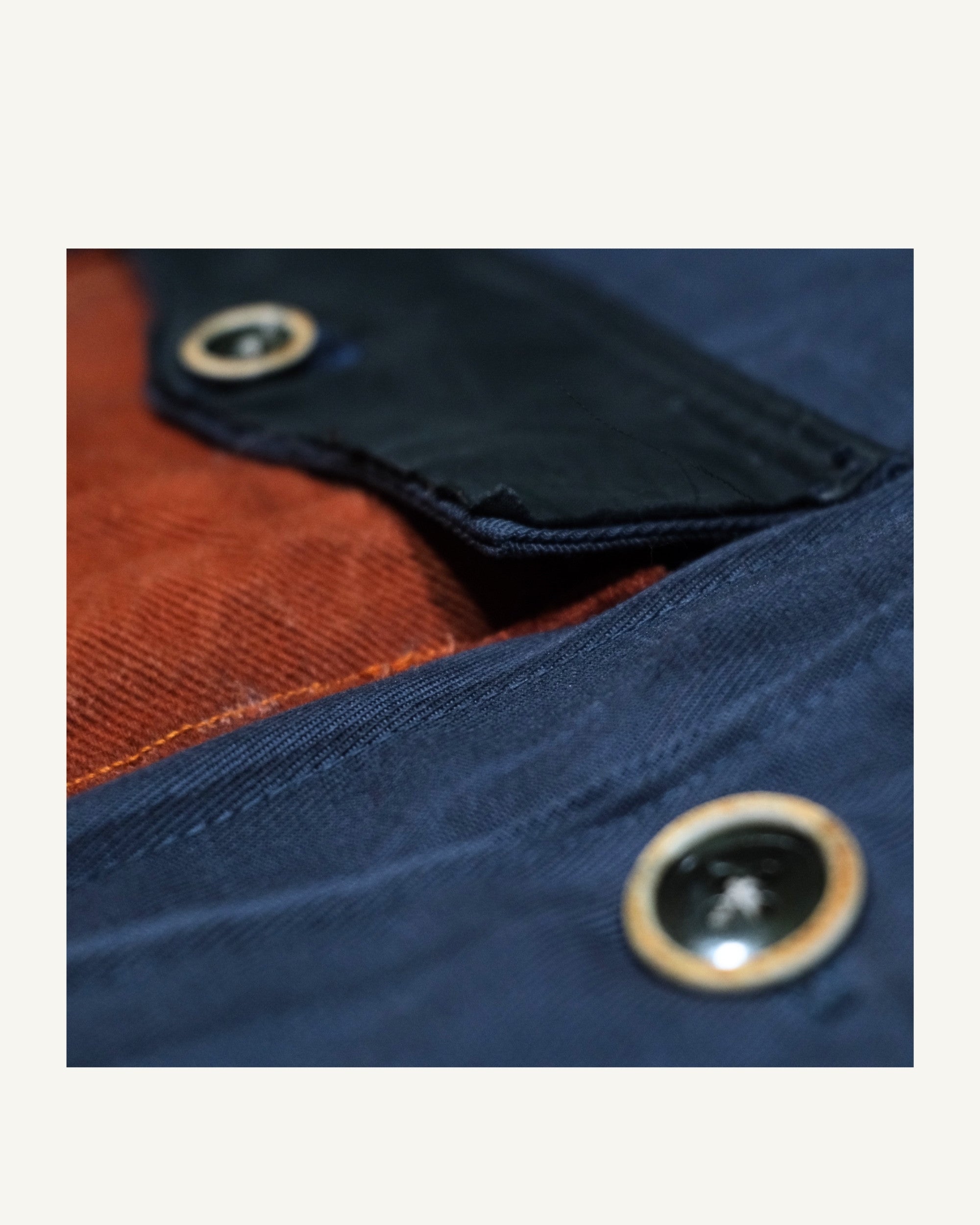 PHENOMENA Upcycled Work Jacket – Navy Utility Jacket