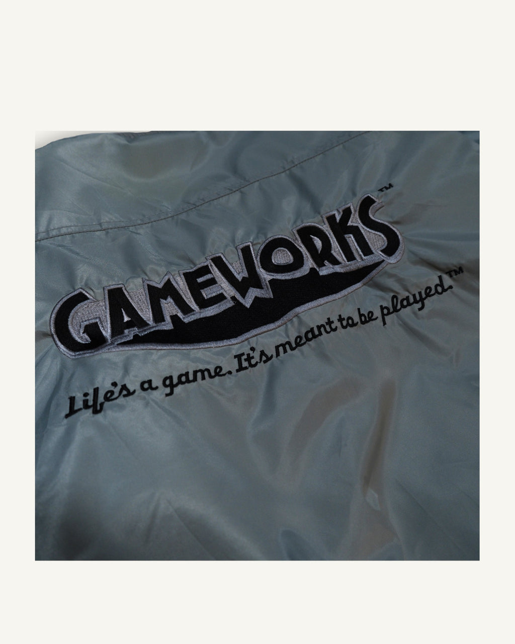 Gameworks Bomber in Nylon con Ricami