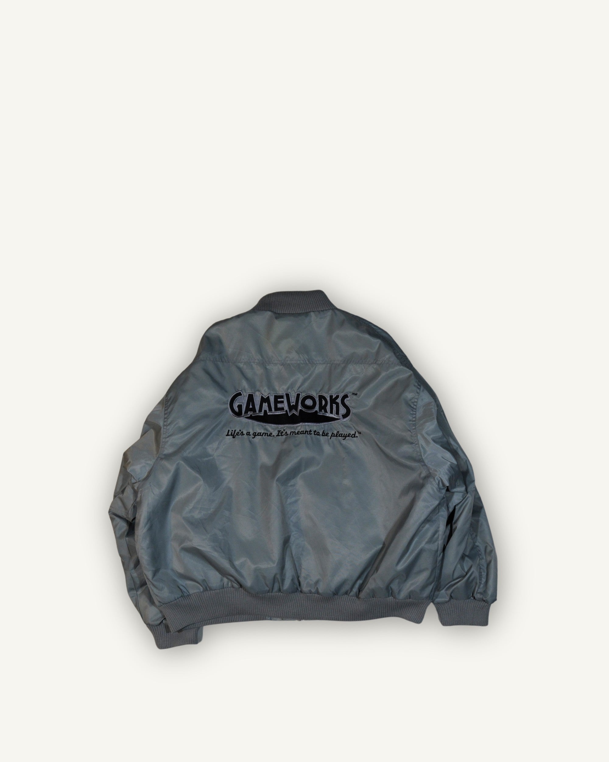 Gameworks Bomber in Nylon con Ricami
