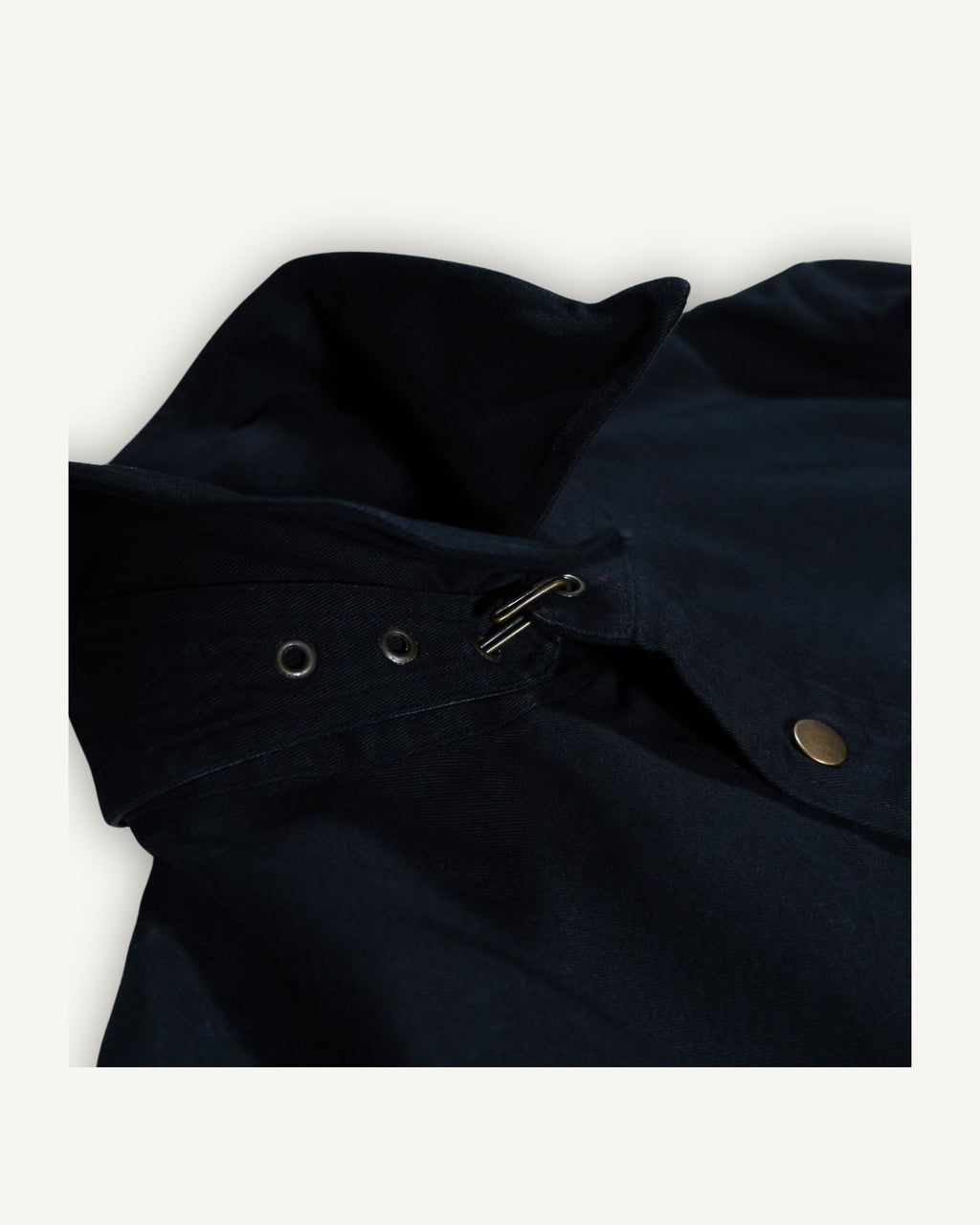 Camicia Nera J.A.N.S. in Cotone con Dettagli Regolabili