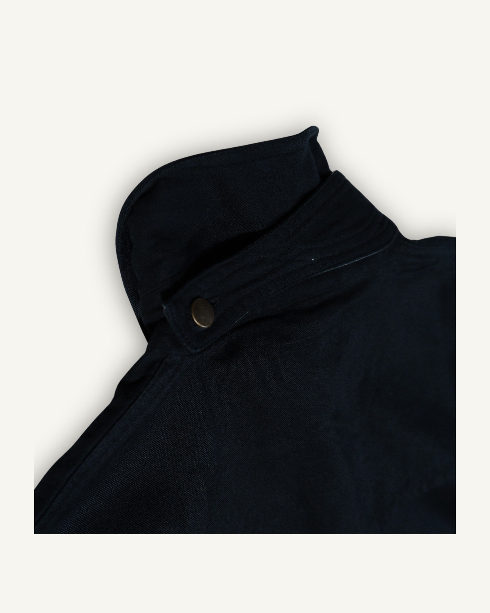 Camicia Nera J.A.N.S. in Cotone con Dettagli Regolabili