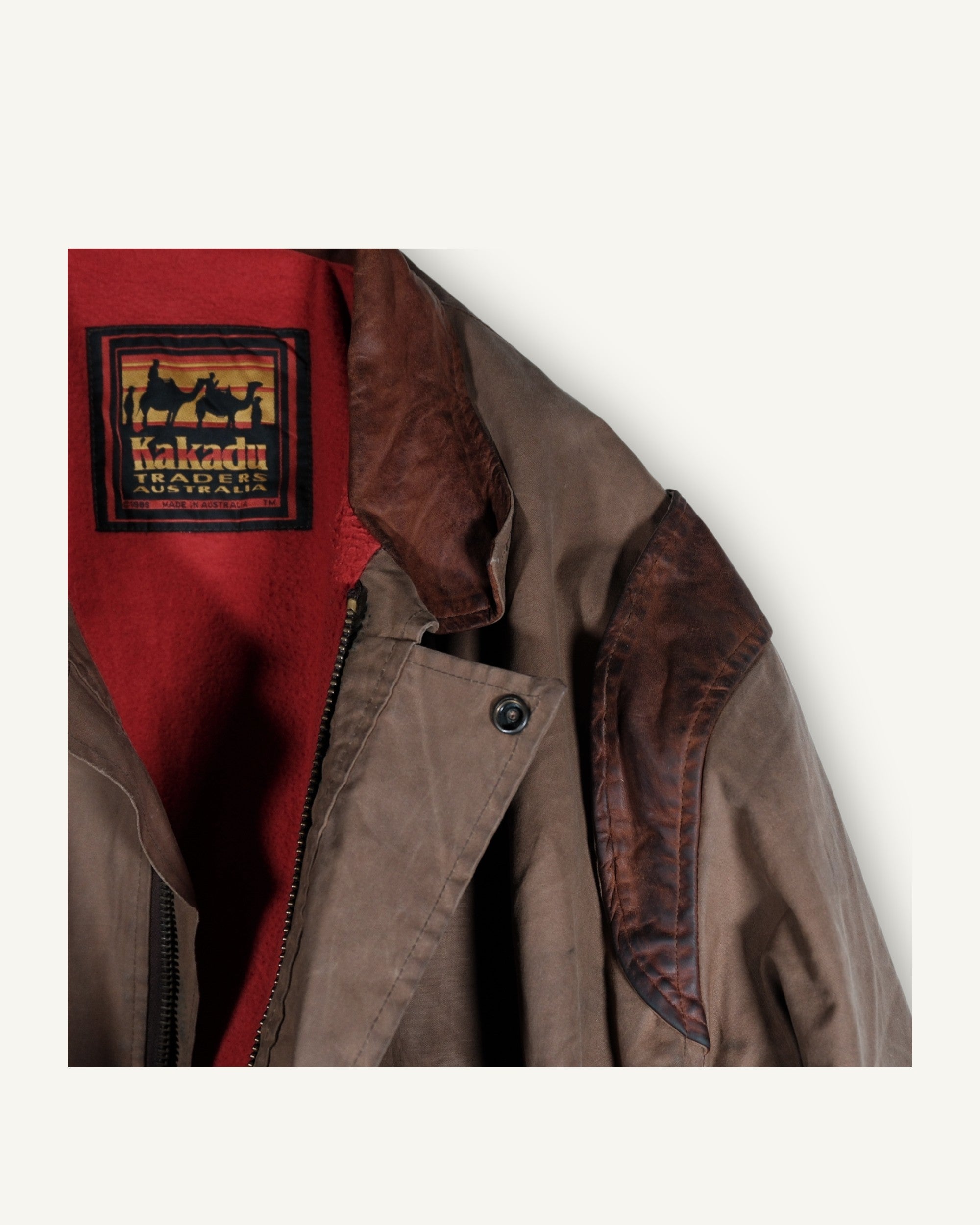 Kakadu Traders Australia Waxed Cotton Jacket 90s