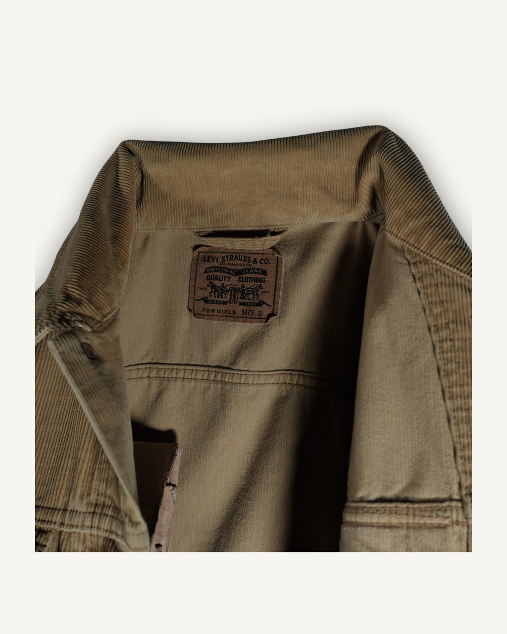 Giacca Levi’s Corduroy Beige Made in Italy (anni ‘90)