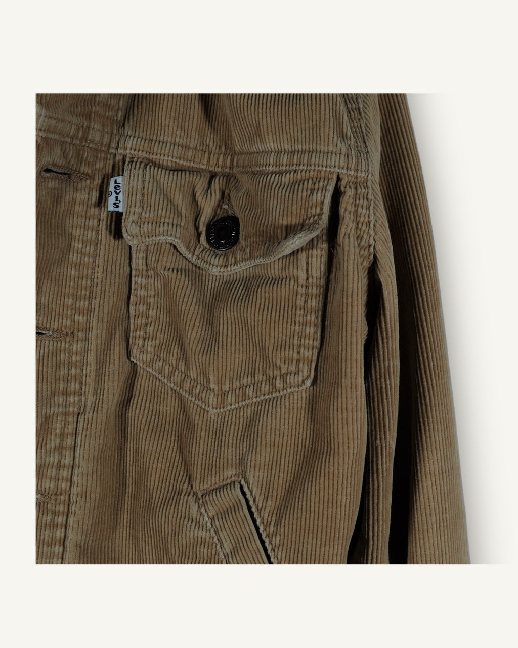 Giacca Levi’s Corduroy Beige Made in Italy (anni ‘90)