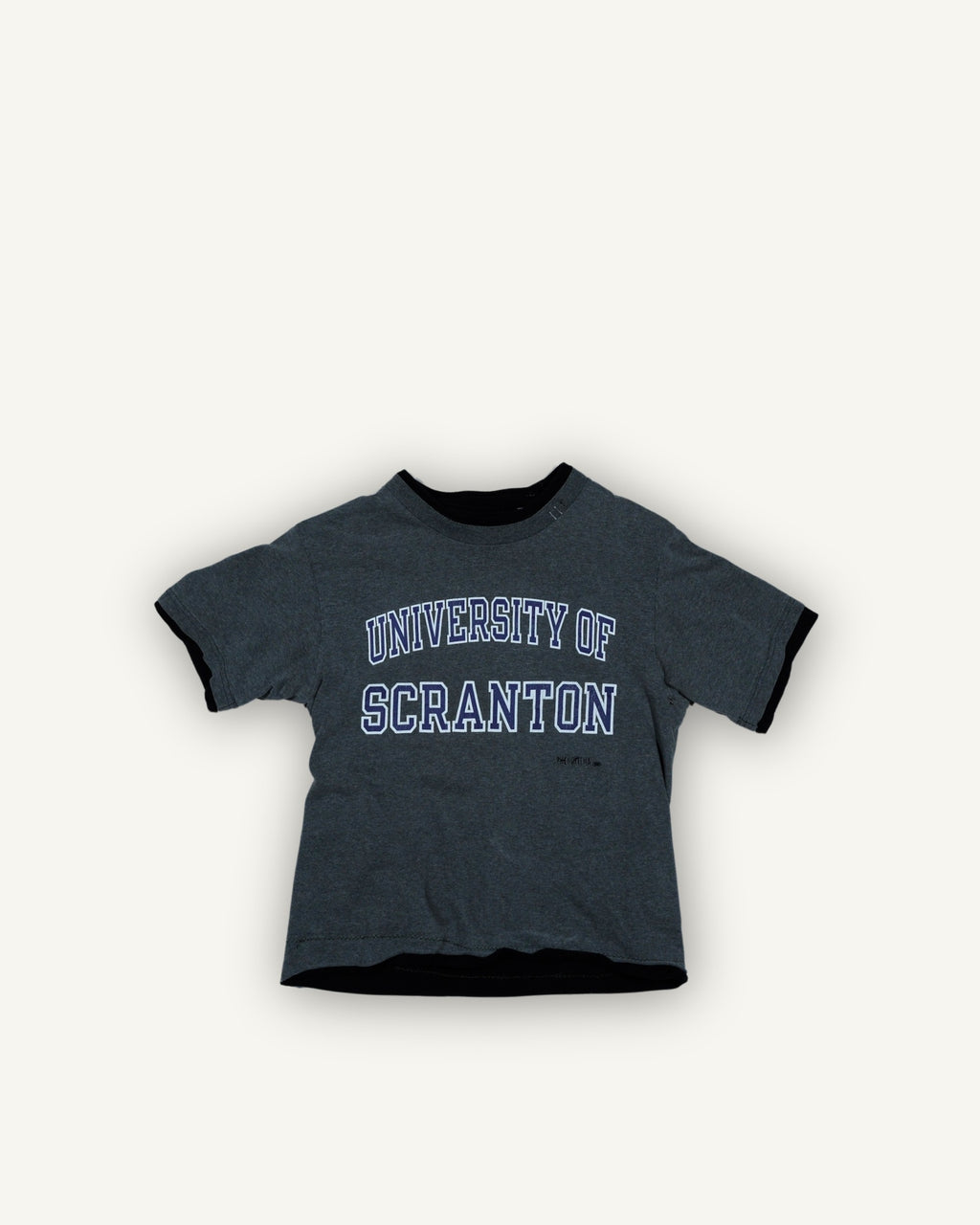 PHENOMENA Double Layer T-Shirt University of Scranton Grey – Size S