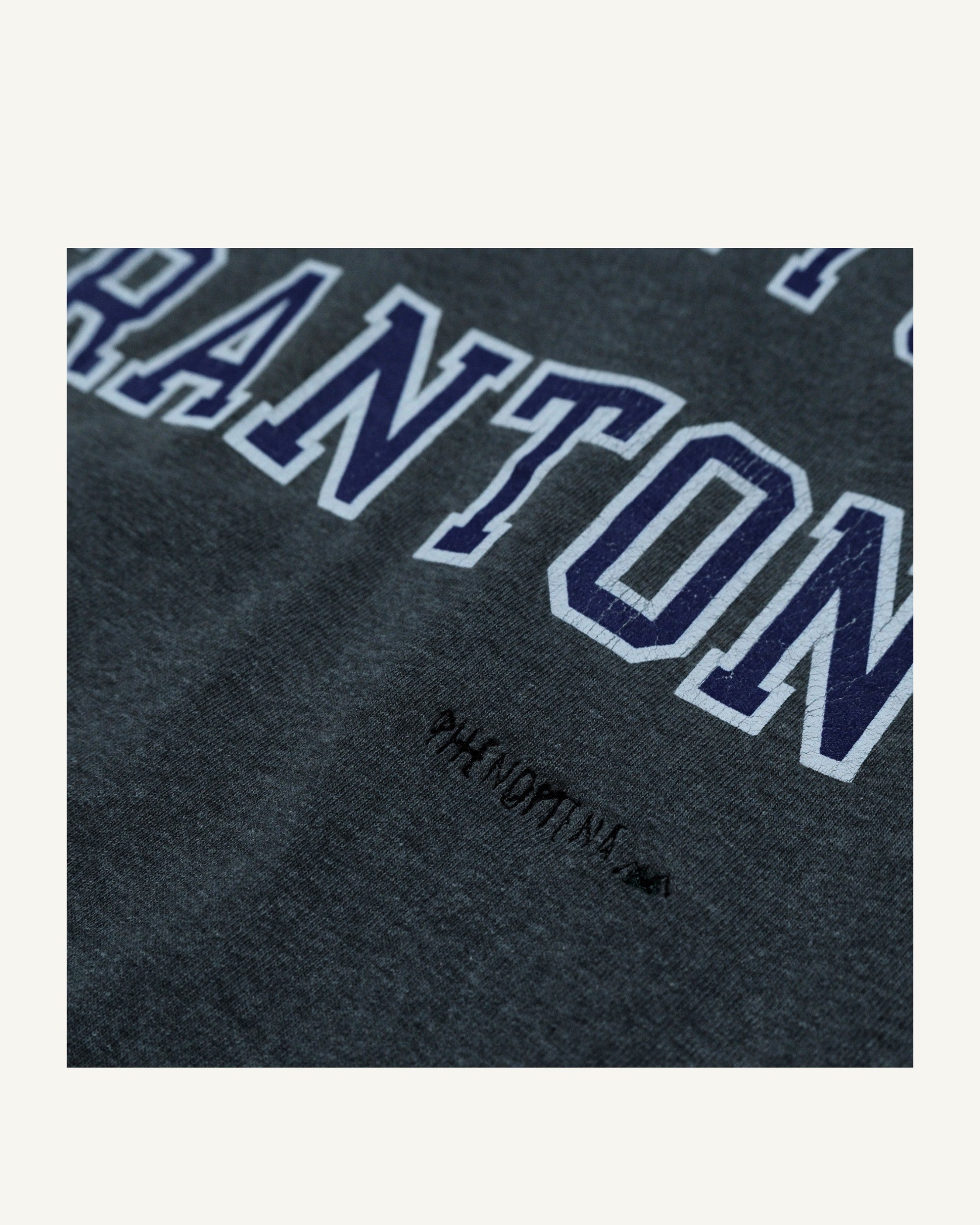 PHENOMENA Double Layer T-Shirt University of Scranton Grey – Size S