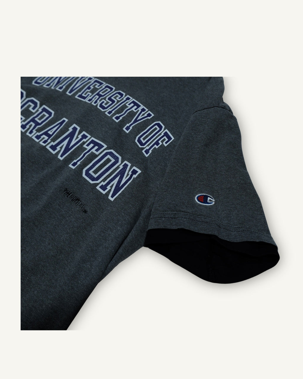 PHENOMENA Double Layer T-Shirt University of Scranton Grey – Size S