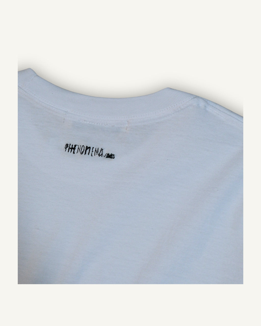 PHENOMENA T-Shirt Ricamata Cycling Bianca