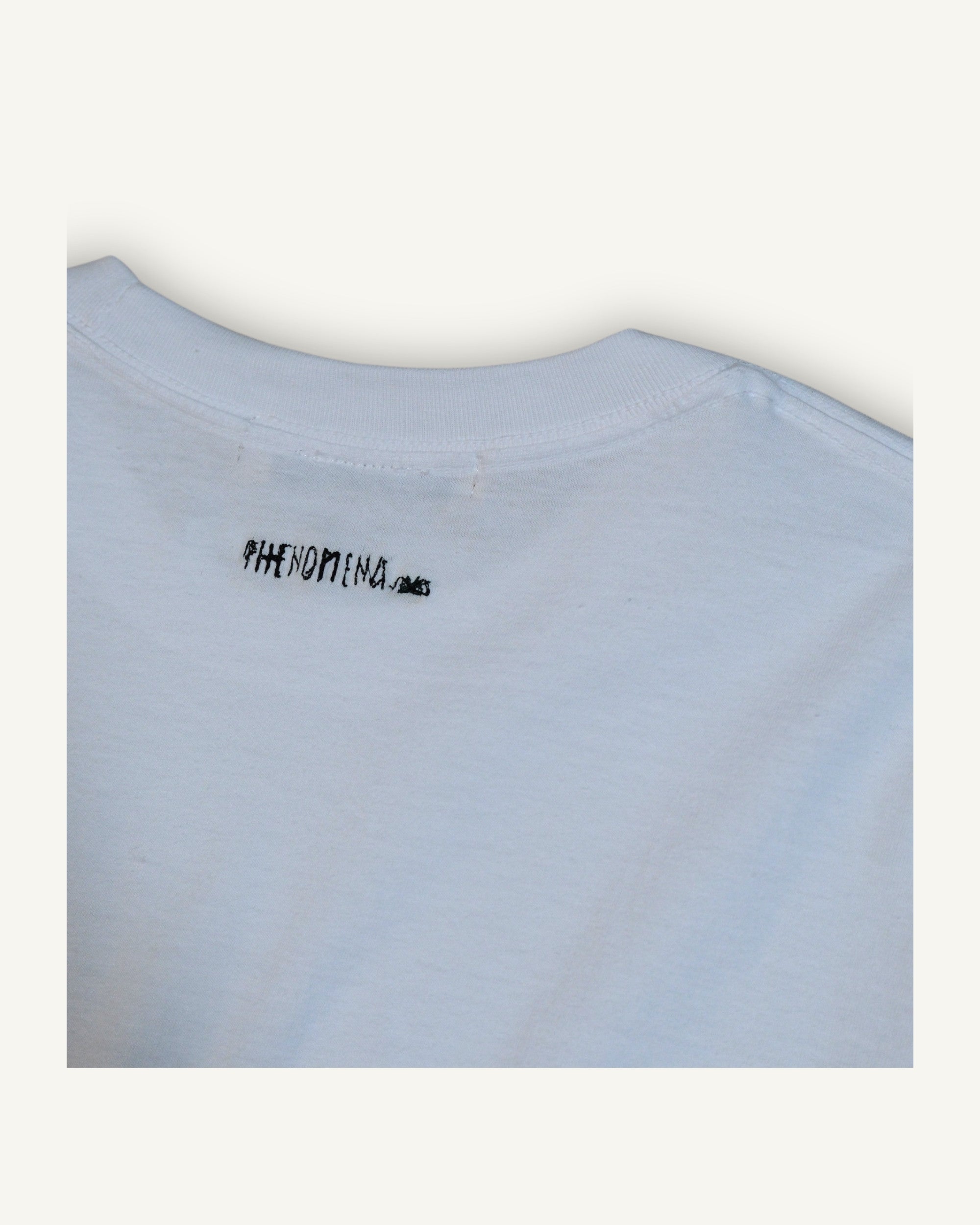 PHENOMENA T-Shirt Ricamata Cycling Bianca
