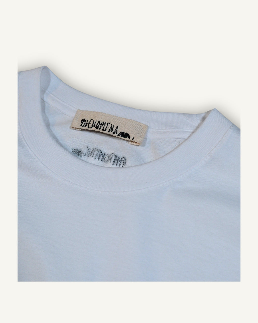 PHENOMENA T-Shirt Ricamata Cycling Bianca