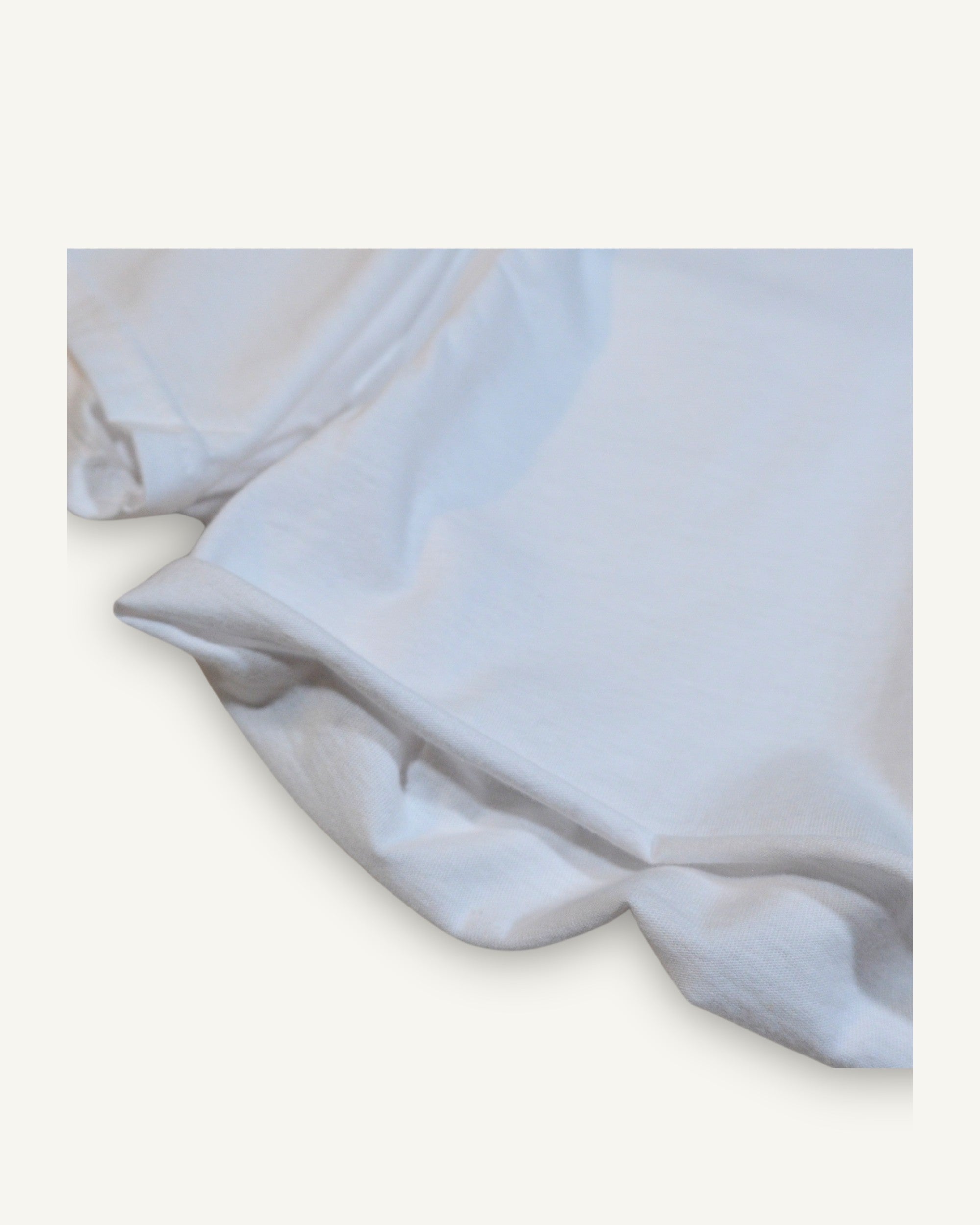 PHENOMENA Crop T-Shirt Ricamata Pizza Bianca