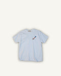 PHENOMENA Embroidered Pizza Studio T-Shirt